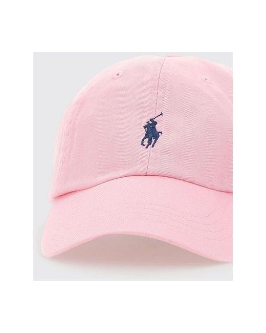 Caps di Polo Ralph Lauren in Pink da Uomo