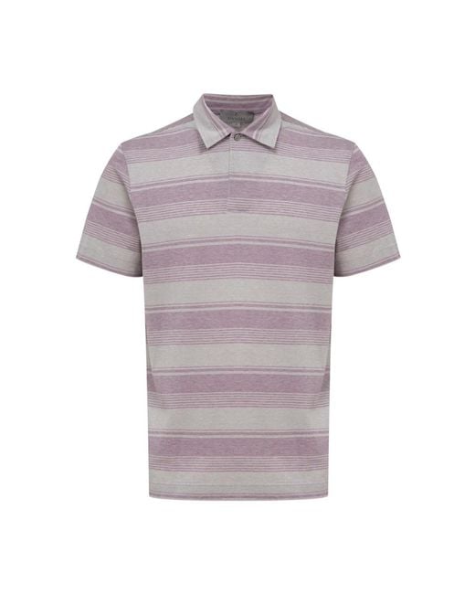 Canali Purple Polo Shirts for men