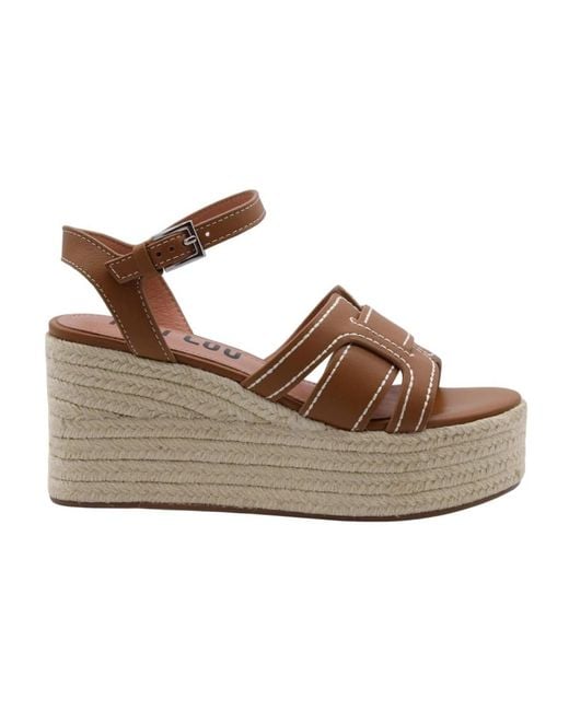 Bibi Lou Brown Wedges