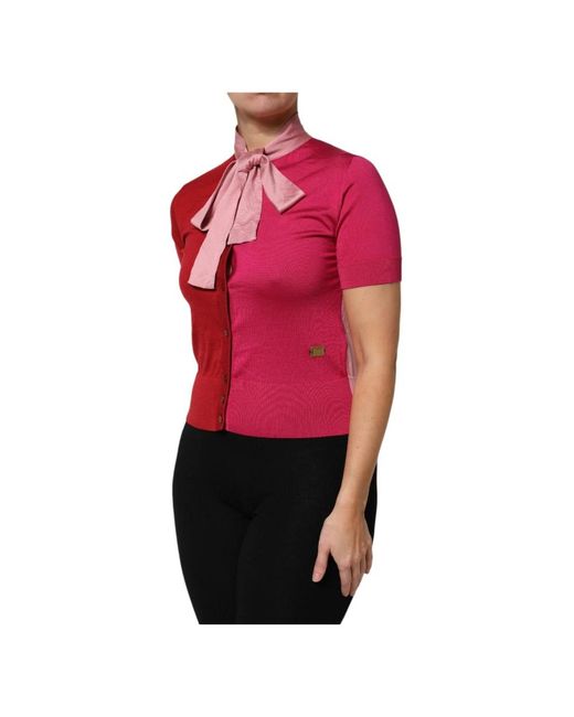 Dolce & Gabbana Red Cardigans