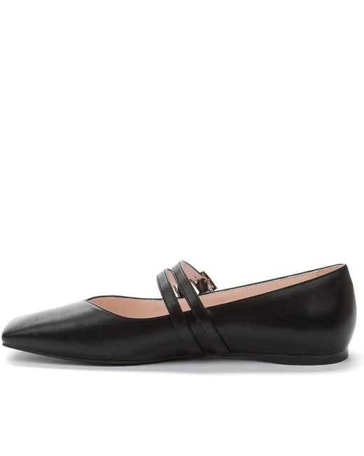 Keddo Black Ballerina Shoes