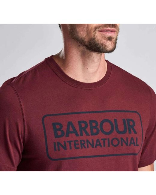 Barbour Red T-Shirts for men