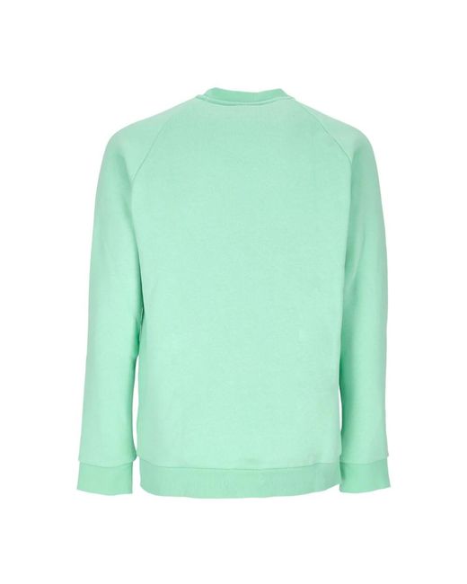 Adidas Fitness ,Groen ,Katoen Essential Trefoil Crewneck Sweatshirt in het Green voor heren