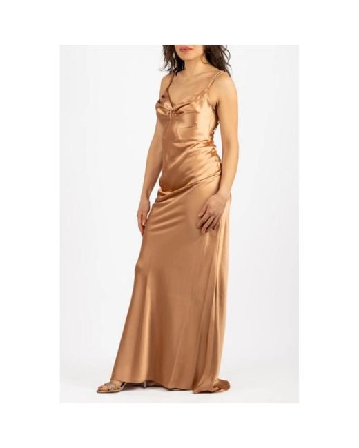 Elisabetta Franchi Brown Gowns