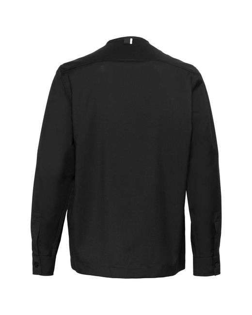 Low Brand Black Bomber Jackets for men