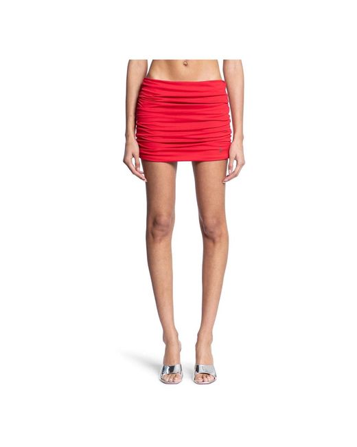 Skirts > short skirts The Attico en coloris Red