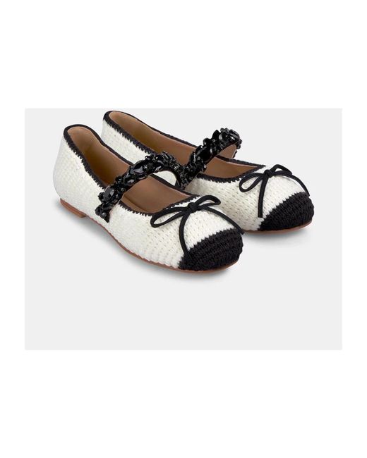 Alma En Pena. Brown Ballerina Shoes