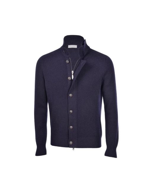 Gran Sasso Blue Cardigans for men