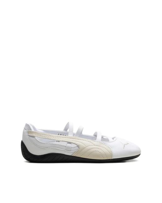 PUMA White Ballerina Shoes
