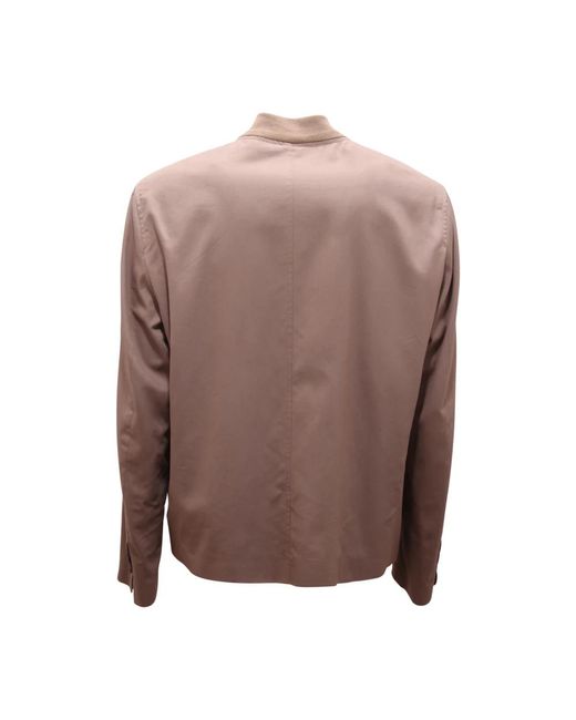 Paolo Pecora Brown Light Jackets for men