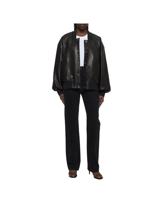 Khaite Black Boot-Cut Jeans