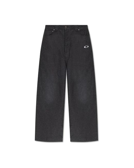 Balenciaga Wide Jeans in het Gray