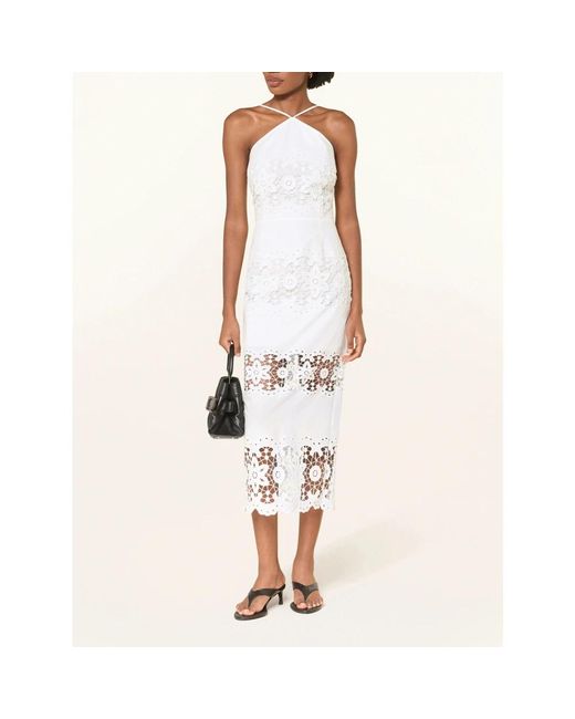 Patrizia Pepe White Midi Dresses