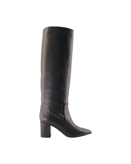 Paris Texas Black Heeled Boots