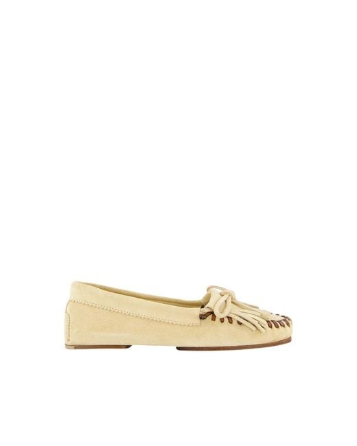 Paris Texas Loafers in het Natural