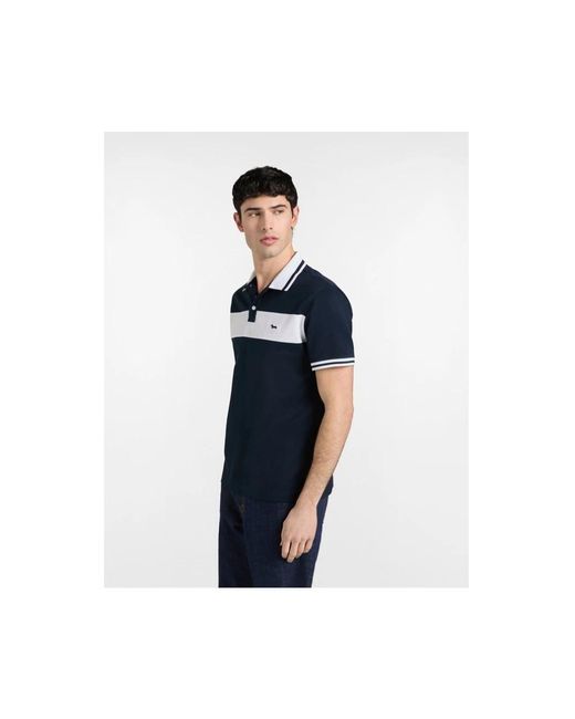 Harmont & Blaine Blue Polo Shirts for men