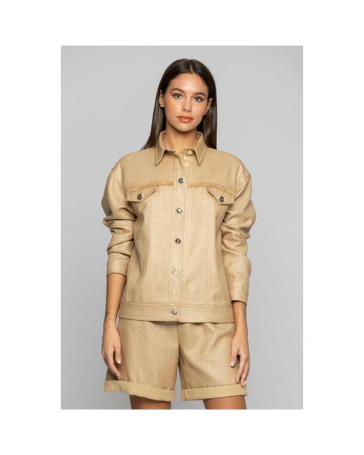 Kocca Denim Jackets in het Natural