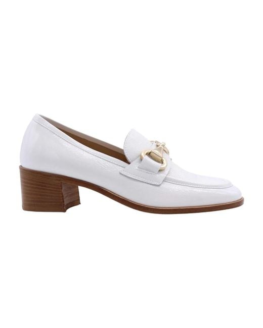 Luca Grossi White Elegante selestat pumps