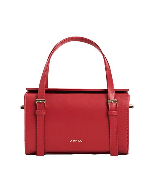 Handbags Sofia de color Red