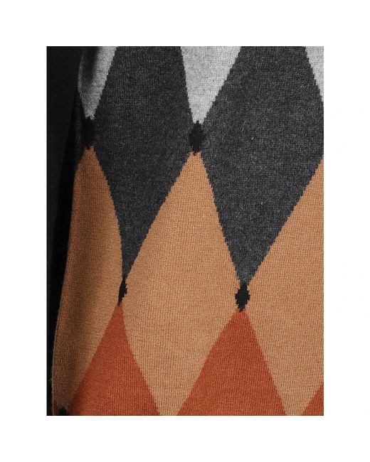 Ballantyne R Neck Pullover in het Black voor heren