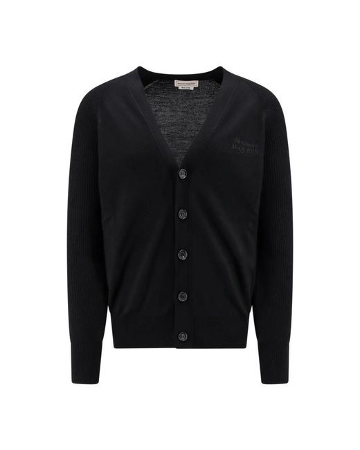 McQueen Black Cardigans for men