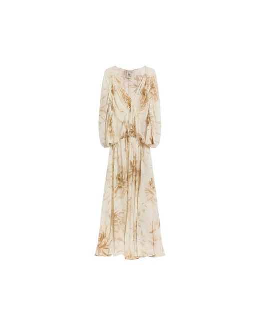 Semicouture Natural Maxi Dresses