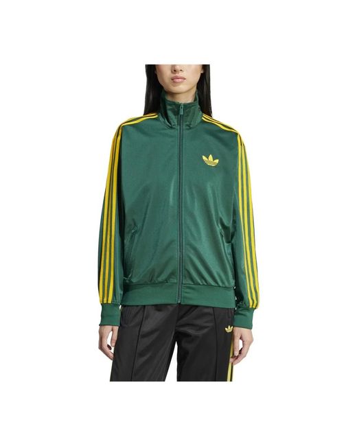 Adidas Green Firebird Track Jacket Grün