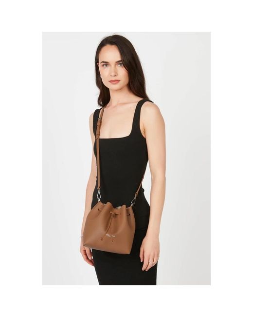 Lancaster Brown Bucket Bags