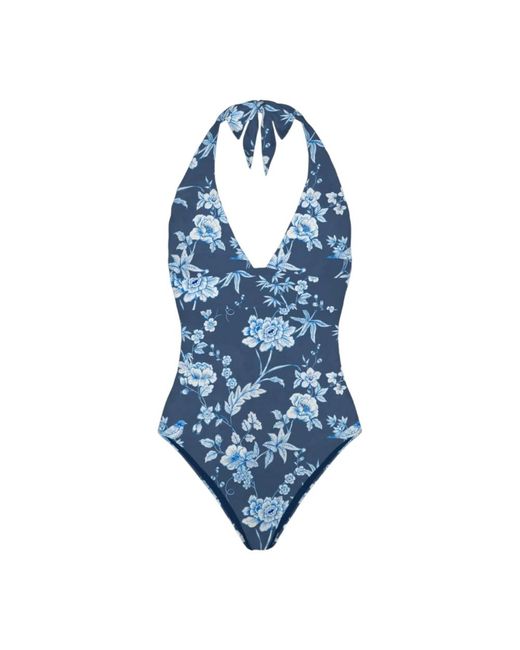 Mc2 Saint Barth Blue One-Piece