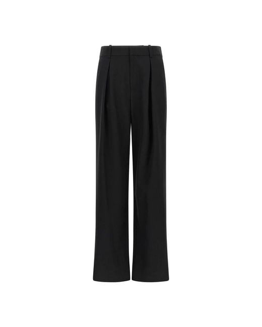 MM6 by Maison Margiela Black Wide Trousers