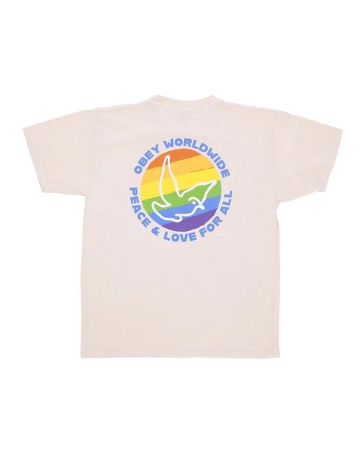 Obey Pink T-Shirts for men