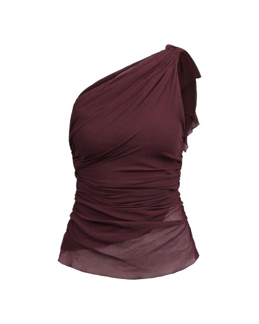 Victoria Beckham Sleeveless Tops in het Purple