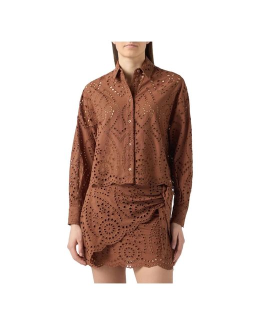 Mc2 Saint Barth Brown Shirts