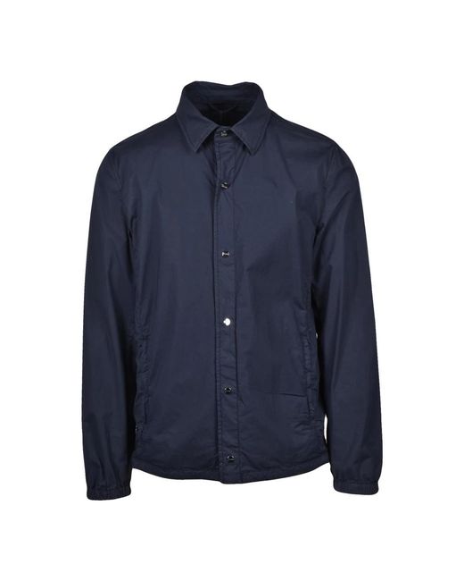 Herno Shirt Jacket in het Blue voor heren