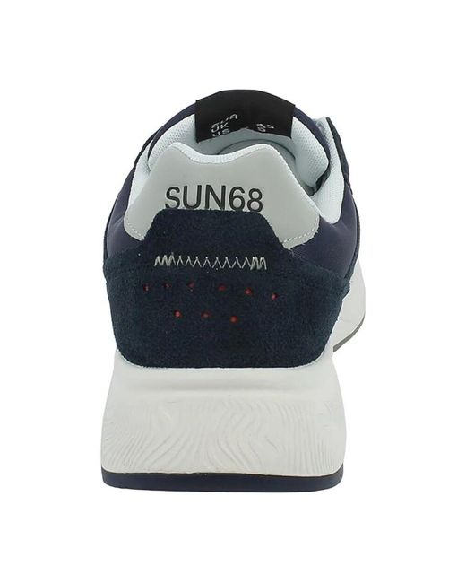 Sun 68 Blue Sneakers for men