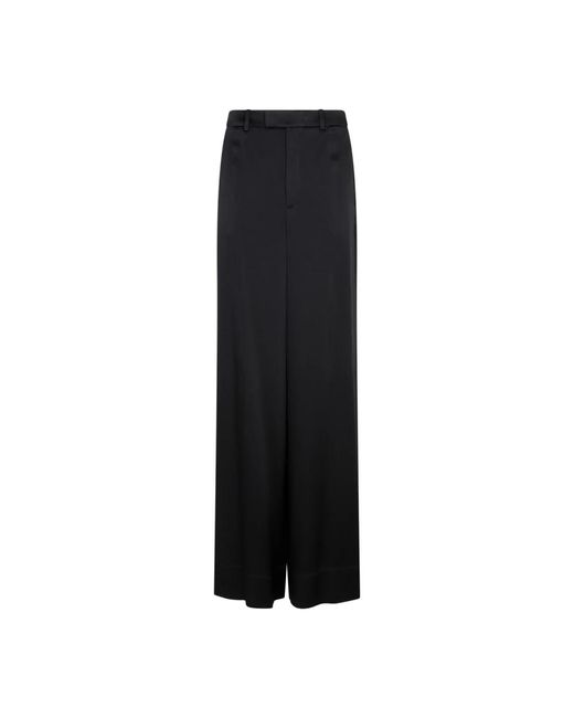 Saint Laurent Black Loose Fit Pants