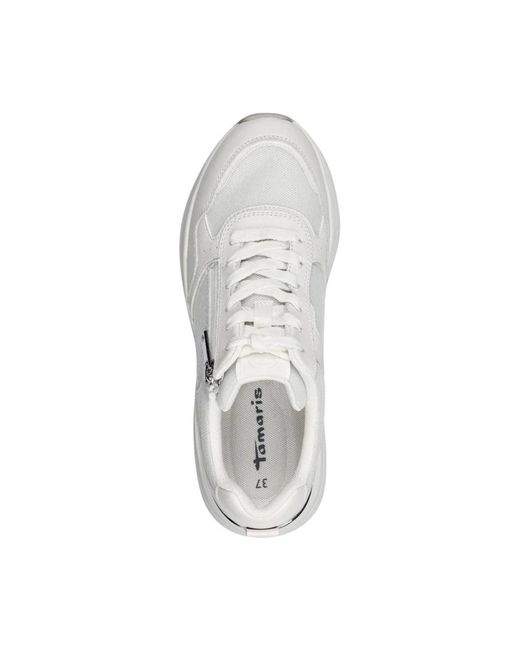 Tamaris White Weiße sneakers für frauen