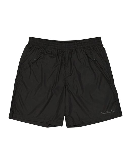Moncler Black Beachwear for men