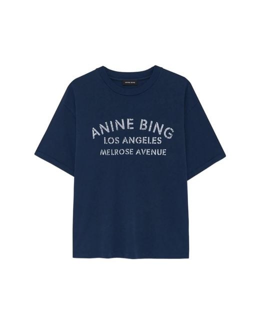Anine Bing Blue T-Shirts
