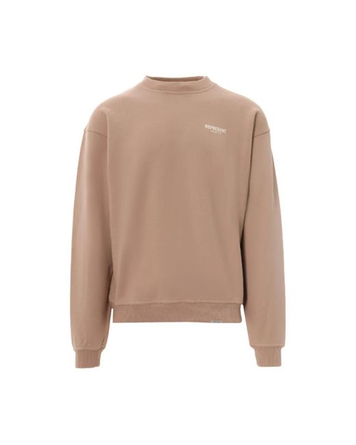 Represent Natural Round-Neck Knitwear for men