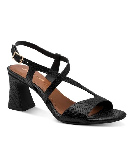 Tamaris Black High Heel Sandals