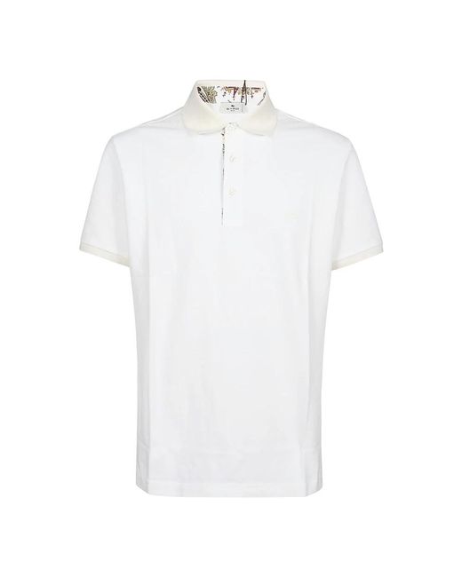 Etro White Polo Shirts for men