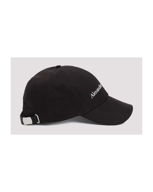 Caps McQueen de hombre de color Black