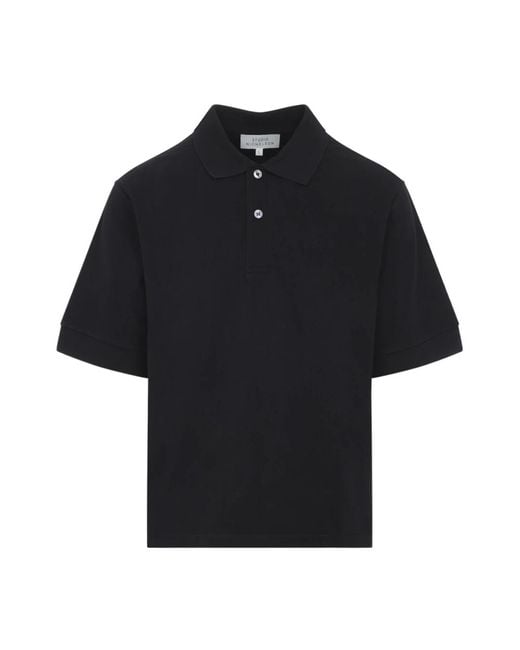 Studio Nicholson Tops ,Zwart ,Balato S/S Polo in het Black voor heren