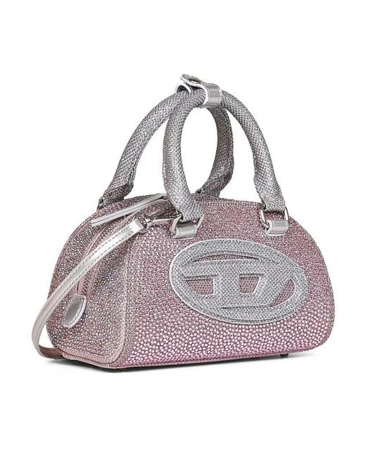 DIESEL Gray Handbags