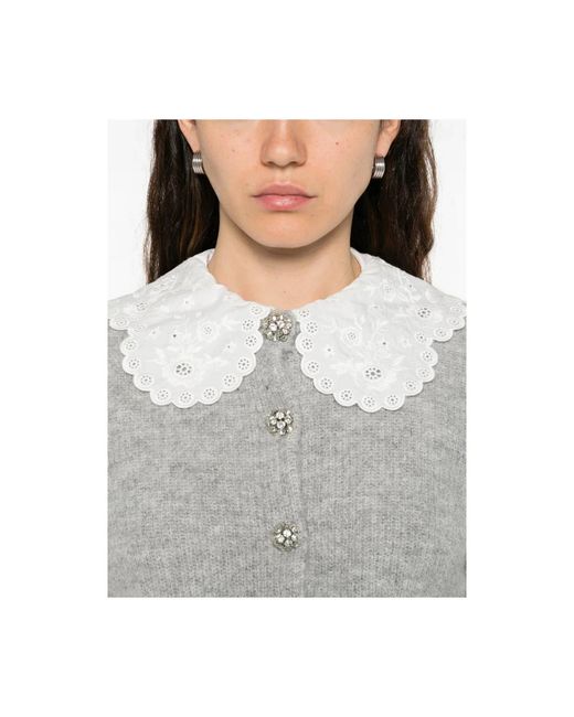 Cardigans Self-Portrait de color Gray