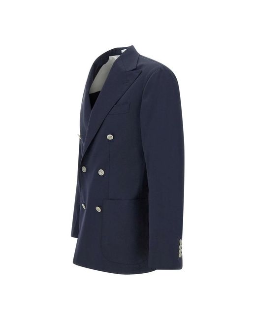 Barba Napoli Blue Blazers for men