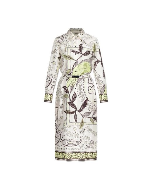 Tory Burch White Shirt Dresses
