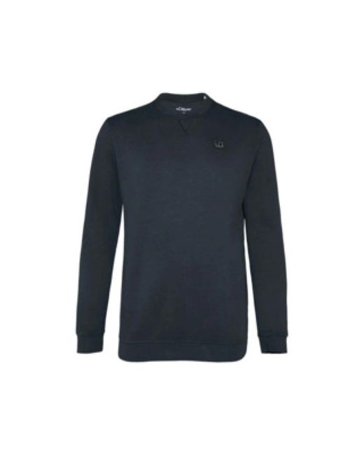 S.oliver Klassischer Erwachsenen Sweatshirt in Blue für Herren
