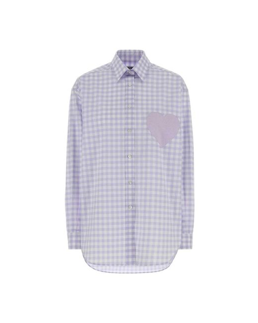 Moschino Purple Casual Shirts for men